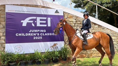 Stasya Pandya selected to represent India at the FEI Children's Classic 2025 Finals