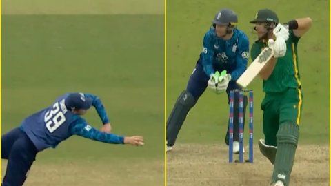 Aiden Markram के उड़ गए होश, Jamie Smith ने एक हाथ से पकड़ा ऐसा बवाल कैच; देखें VIDEO