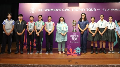 Women’s Cricket WC 2025 trophy tour ‘inspires’ cricketing dream in Mumbai