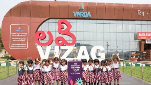 Women’s ODI World Cup 2025 trophy tour celebrates ‘spirit of cricket’ in Visakhapatnam