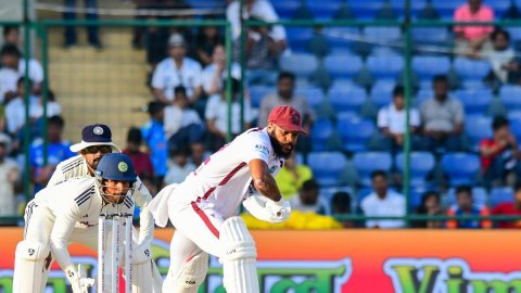 2nd Test: Campbell makes 115 as WI reach 252/3 at lunch on Day 4, trail India by 18 runs