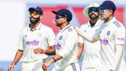 New Delhi: Third Day of IND vs WI 2nd Test Match 2nd Test: Kuldeep takes 5-fer as India bowl out WI for 248, enforce follow-on