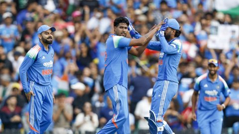 3rd ODI: Harshit Rana picks 4-39 as India bowl out Australia for 236