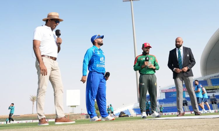 Afghanistan won the toss and chose to bat  against bangladesh 3rd odi