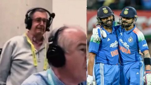 VIDEO: ऑस्ट्रेलियाई कमेंटेटर की आंखें हुईं नम, जब कोहली-रोहित ने कहा ऑस्ट्रेलिया को अलविदा VIDEO: ऑस्ट्रेलियाई कमेंटेटर की आंखें हुईं नम, जब कोहली-रोहित ने कहा ऑस्ट्रेलिया को अलविदा