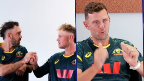 WATCH: ऑस्ट्रेलियाई खिलाड़ियों ने उड़ाया टीम इंडिया का मज़ाक, 'हैंडशेक' कॉन्ट्रोवर्सी पर किया तंज WATCH: ऑस्ट्रेलियाई खिलाड़ियों ने उड़ाया टीम इंडिया का मज़ाक, 'हैंडशेक' कॉन्ट्रोवर्सी पर किया तंज