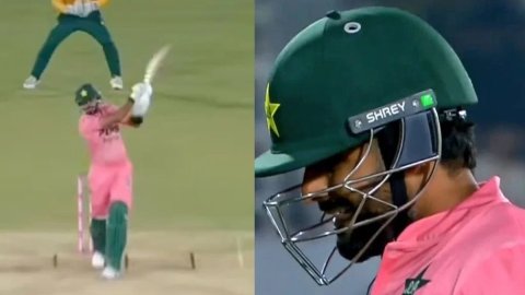 VIDEO: टी20 में वापसी रही बाबर आज़म के लिए ‘डरावना सपना’ ,दो गेंद खेल बिना खाता खोले लौटे पवेलियन VIDEO: टी20 में वापसी रही बाबर आज़म के लिए ‘डरावना सपना’ ,दो गेंद खेल बिना खाता खोले लौटे पवेलियन