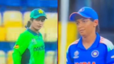 हरमनप्रीत कौर की तीखी नज़र ने जीत लिया इंटरनेट, पाकिस्तानी गेंदबाज़ पर दिखाया क्लासिक रिएक्शन; देखिए