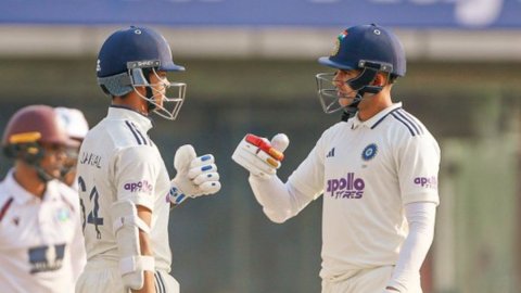 Ton-Up Jaiswal Steers Dominant India To 318-2 In West Indies Test Ton-Up Jaiswal Steers Dominant India To 318-2 In West Indies Test