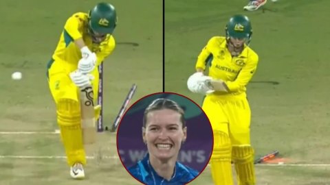 CWC 2025: Lauren Bell की ‘ड्रीम डिलीवरी’! ऑफ-स्टंप उखाड़कर Phoebe Litchfield को इस तरह भेजा पवेलियन;