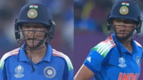 IND-W vs AU-W: रनिंग में हुई गड़बड़, हरमनप्रीत कौर ने मैदान पर ही हरलीन को सुनाई दो बातें