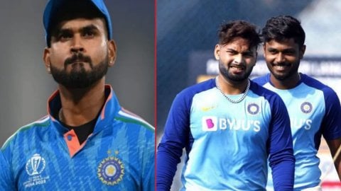 साउथ अफ्रीका के खिलाफ वनडे सीरीज में श्रेयस अय्यर का खेल पाना है मुश्किल, ये खिलाड़ी बना सकते हैं टी साउथ अफ्रीका के खिलाफ वनडे सीरीज में श्रेयस अय्यर का खेल पाना है मुश्किल, ये खिलाड़ी बना सकते हैं टी