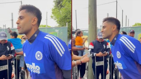 ऑस्ट्रेलिया में सूर्या भाऊ का फैन मोमेंट! मजेदार जेस्चर के साथ सेल्फी लेकर जीता लोगों का दिल; देखें 