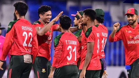 AFG vs BAN: शारजाह में आखिरी ओवर तक चला रोमांच, बांग्लादेश ने अफगानिस्तान को 2 विकेट से हराकर सीरीज 