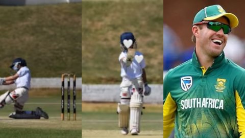 दुनिया को मिलने वाला है नया मिस्टर 360? एबी डी विलियर्स के बेटे ने लगाई हाफ सेंचुरी