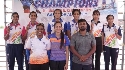 Alleppey emerge as the overall champion in Inter-SAI kayaking and canoeing