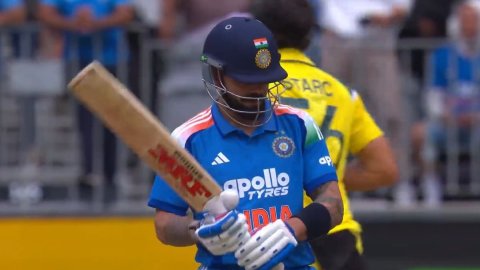 Virat Kohli Got Out On Duck For The First Time On Australian Soil கம்பேக் போட்டியில் டக் அவுட்டான விராட் கோலி - அதிர்ச்சியில் ரசிகர்கள்!