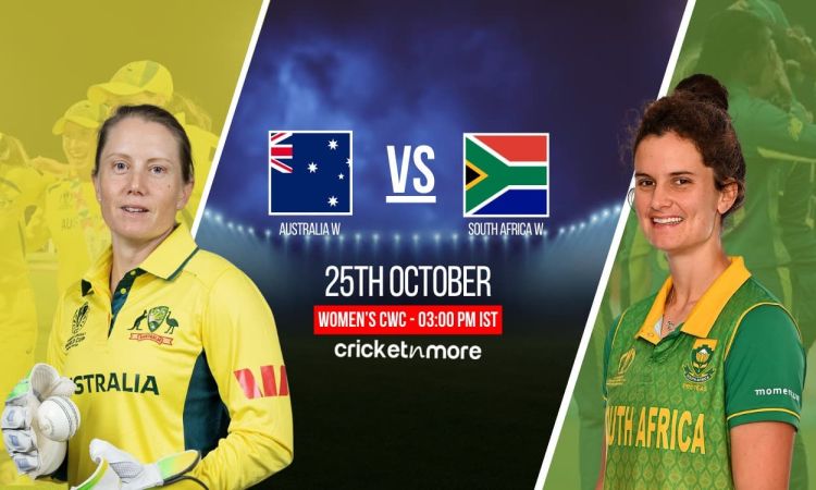 AUS-W vs SA-W, World Cup 2025: ऑस्ट्रेलिया ने टॉस जीतकर चुनी गेंदबाज़ी, यहां देखें दोनों टीमों की प्लेइंग XI