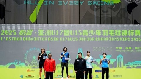 Badminton Asia U17 & U15 C’ships: Shaina, Diksha clinch gold as India finish with best medal haul