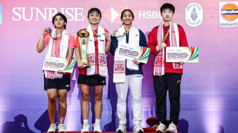 BWF World Jr C'ships: Tanvi Sharma takes silver, loses to Phichitpreechasak in final (Credit: BAI) BWF World Jr C'ships: Tanvi Sharma takes silver, loses to Phichitpreechasak in final