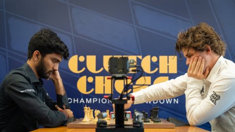Champions Showdown: Gukesh slips to last, Carlsen takes sole lead after Day 2