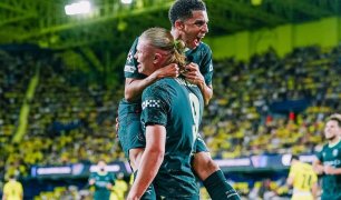 Haaland's neat finish and Silva's header help Man City see off Villarreal in UCL