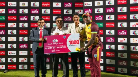 Hope, Powell fireworks power West Indies to 16-run win over Bangladesh (Credit: Bangladesh Cricket) Hope, Powell fireworks power West Indies to 16-run win over Bangladesh