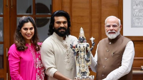 एपीएल के ब्रैंड एंबेसडर राम चरण ने पीएम से की मुलाकात, बोले- उनका मार्गदर्शन तीरंदाजी की विरासत को म