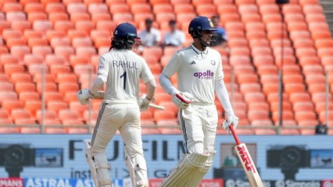 Ahmedabad: Day 2 of the First Test Match between India and West Indies
