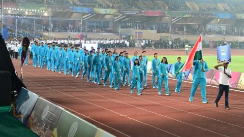 भारत ने चौथी दक्षिण एशियाई वरिष्ठ एथलेटिक्स चैंपियनशिप 2025 में 20 स्वर्ण पदक जीतकर किया शानदार प्रद