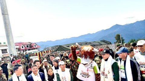 तवांग मैराथन 3.0: बादलों के ऊपर दौड़, 6,200 से अधिक धावकों ने लिया हिस्सा