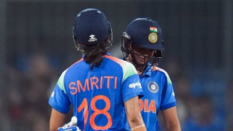 Indore: ICC Women's World Cup : India vs England Indore: ICC Women's World Cup : India vs England