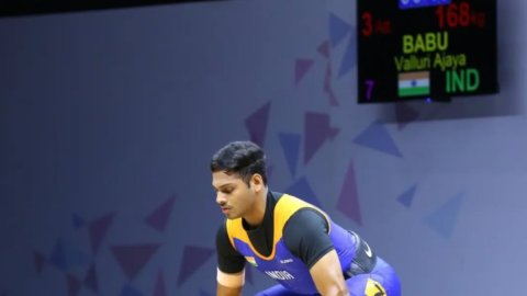 India’s Ajaya Babu Valluri finishes 16th at World Weightlifting Championships