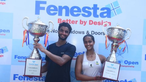 Manish and Vaishnavi clinch singles titles in National Tennis Championship
