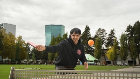 Neeraj Chopra swaps javelin for table tennis paddle during Switzerland retreat