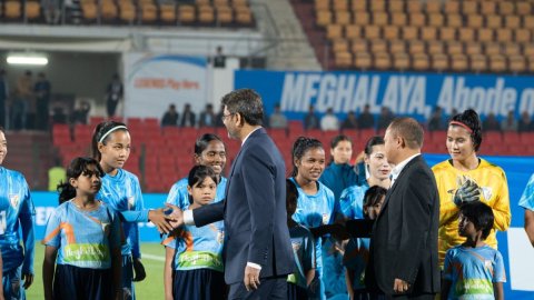 Nepal ride on Sabitra Bhandari's brace to beat India