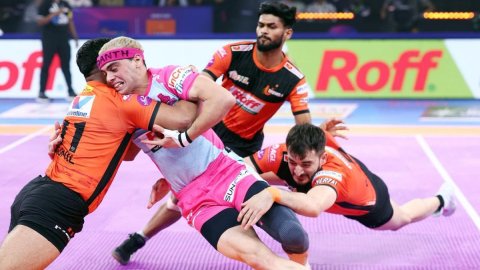 PKL 12: Ajit Chouhan stars as U Mumba edge Jaipur Pink Panthers 37–36, move up to 4th place