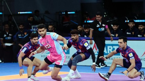 PKL 12: Ashu, Sandeep shine as Delhi compete double over Jaipur Pink Panthers