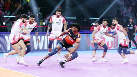 PKL 12: Guman Singh stars as UP Yoddhas crush U Mumba 40-24 to end losing streak
