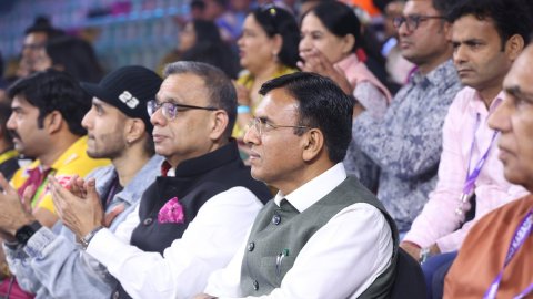 PKL 12: Sports Minister Dr. Mandaviya attends Eliminator 3 match, appreciates impact of the league