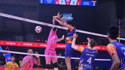 PVL 2025: Mumbai Meteors qualify for semifinals with win over Chennai Blitz