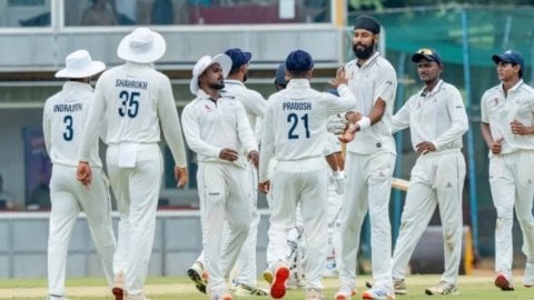 Gurjapneet Singh’s hat-trick, Pradosh Ranjan Paul’s double ton put Tamil Nadu in driver’s seat again Ranji Trophy: Gurjapneet’s hat-trick, Pradosh’s double ton put Tamil Nadu in driver’s seat against N
