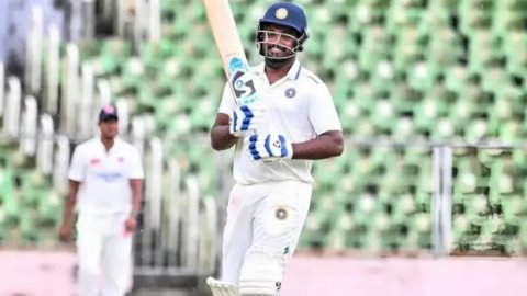 VIDEO: एशिया कप के बाद रणजी में भी संजू ने काटा बवाल, महाराष्ट्र के खिलाफ ठोका तूफानी पचास