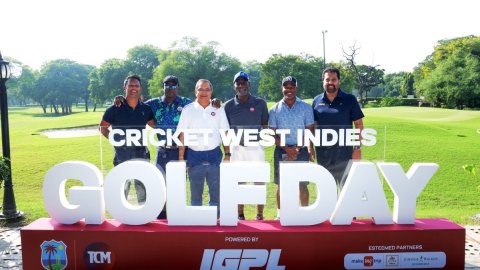 Sir Vivian Richards leads West Indies cricket legends at Golf Day in New Delhi