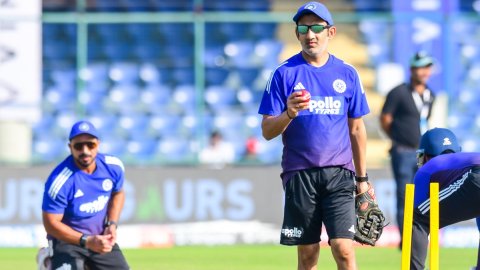 New Delhi: Third Day of IND vs WI 2nd Test Match 'There has to be something for pacers', Gambhir shares his analysis of Delhi pitch