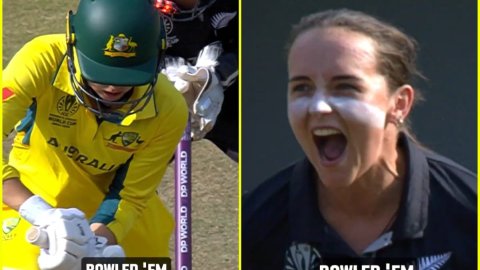 Phoebe Litchfield के उड़ गए तोते, Amelia Kerr ने बवाल बॉल डालकर पूरे किए अपने 100 ODI विकेट; देखें V