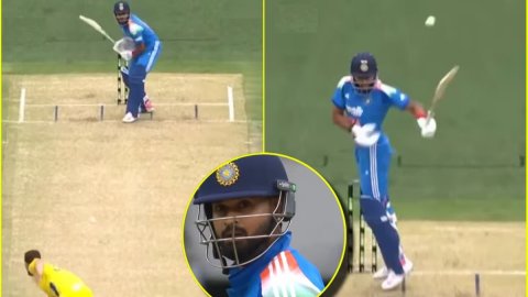 फटी रह गई Shreyas Iyer की आंखें, Josh Hazlewood ने पर्थ में गोली की रफ्तार से गेंद डालकर चटकाया विके फटी रह गई Shreyas Iyer की आंखें, Josh Hazlewood ने पर्थ में गोली की रफ्तार से गेंद डालकर चटकाया विके