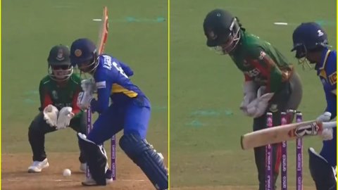 किस्मत की मारी Kavisha Dilhari बेचारी, बेहद ही Unlucky तरीके से हुईं OUT; देखें VIDEO 