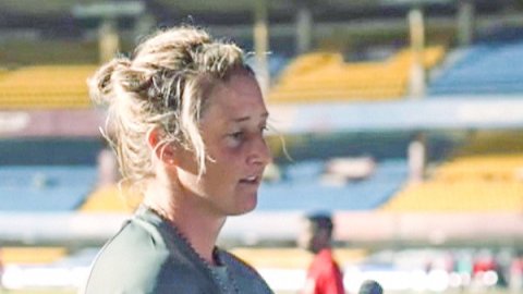 Women’s WC: Sophie Devine gets emotional as teammates gift her special memento for 300-match milesto