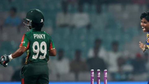 Women's WC: Sri Lanka seamer Malki Madara reprimanded for breaching code of conduct